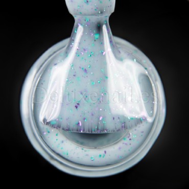 Base Camuflaje Dark Potal 39, Azul claro con foil multicolor, 15 ml