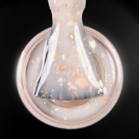 Base Camuflaje Dark Potal 40, Melocotón con foil oro rosado, 15 ml