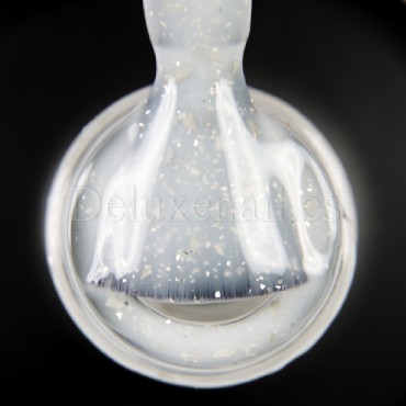 Base Camuflaje Dark Potal 42, Blanco lechoso con foil oro blanco, 15 ml