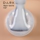 Top sin pegajosidad Milky White Dark, 10 ml