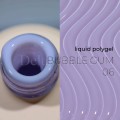 Liquid Polygel Bubble Gum 06 DE LA RO, polygel líquido de color lila, 15 ml