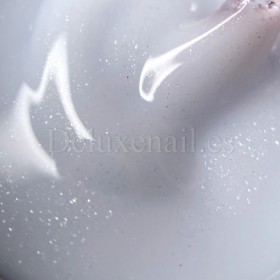 Gel constructor Dark Medium Gel 36, Blanco con micro brillo, 15 ml