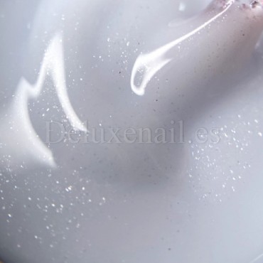 Gel constructor Dark Medium Gel 36, Blanco con micro brillo, 15 ml