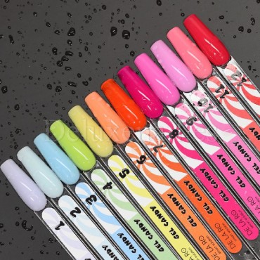 Gel Candy 05 DE LA RO, gel constructor de color amarillo, 15 gr