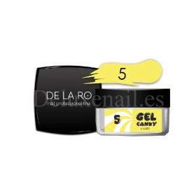 Gel Candy 05 DE LA RO, gel constructor de color amarillo, 15 gr