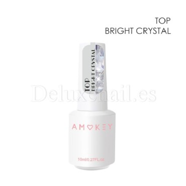 Top Rubber Bright Crystal Amokey, Top transparente sin pegajosidad, 15 ml