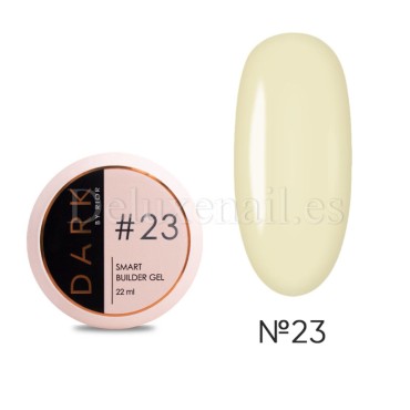Gel constructor Dark Smart Builder Gel 23, Amarillo pastel, 15 ml