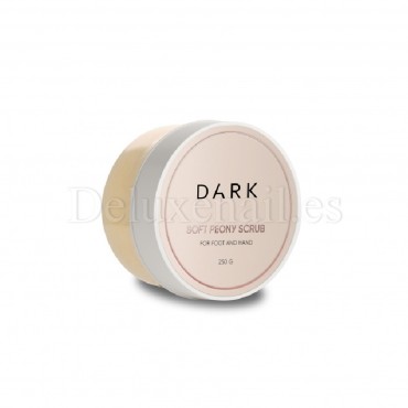 Soft Peony Scrub Dark, Exfoliante para manos y pies, 250 gr