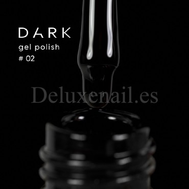 Esmalte Permanente Dark 02, Negro, 10 ml