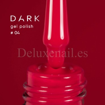 Esmalte Permanente Dark 04, Rojo, 10 ml