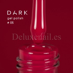 Esmalte Permanente Dark 05, Rojo rosado, 10 ml
