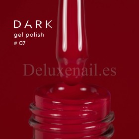 Esmalte Permanente Dark 07, Rojo rosado oscuro, 10 ml