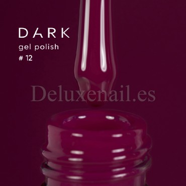 Esmalte Permanente Dark 12, Borgoña, 10 ml