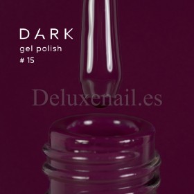Esmalte Permanente Dark 15, Burdeos oscuro, 10 ml