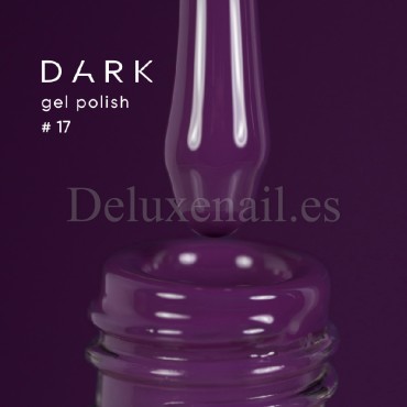 Esmalte Permanente Dark 17, Berenjena oscuro, 10 ml