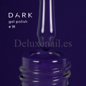 Esmalte Permanente Dark 19, Azul oscuro, 10 ml
