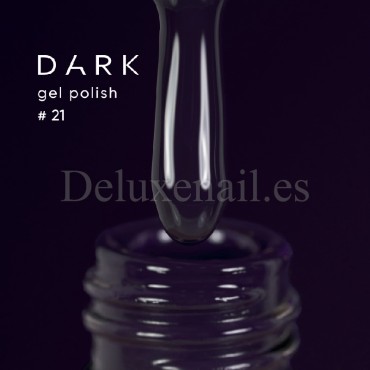 Esmalte Permanente Dark 21, Violeta muy oscuro, 10 ml