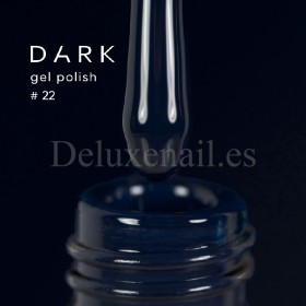 Esmalte Permanente Dark 22, Azul índigo muy oscuro, 10 ml