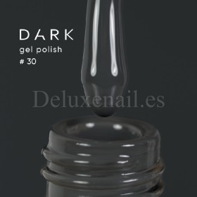 Esmalte Permanente Dark 30, Gris oscuro, 10 ml