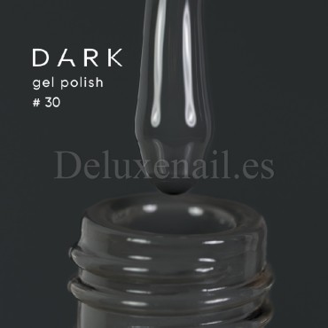 Esmalte Permanente Dark 30, Gris oscuro, 10 ml