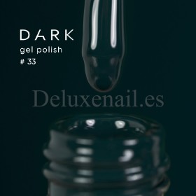 Esmalte Permanente Dark 33, Verde muy oscuro, 10 ml