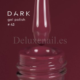 Esmalte Permanente Dark 43, Frambuesa oscuro, 10 ml