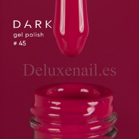 Esmalte Permanente Dark 45, Rojo Carmesí, 10 ml