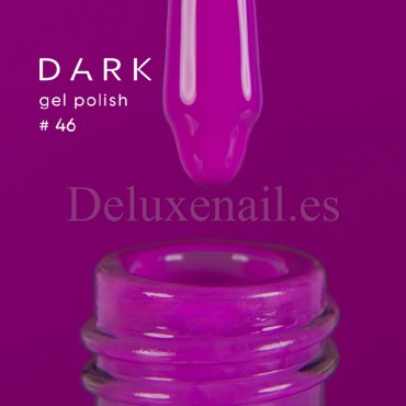 Esmalte Permanente Dark 46, Lila Intenso, 10 ml