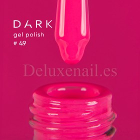 Esmalte Permanente Dark 49, Rosa chicle Neón, 10 ml