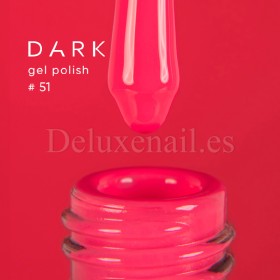 Esmalte Permanente Dark 51, Coral neón, 10 ml
