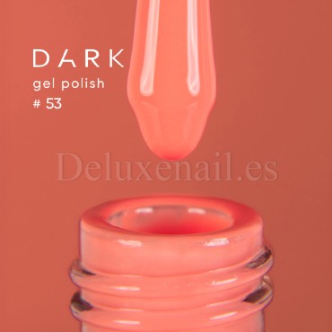 Esmalte Permanente Dark 53, Melocotón Neón, 10 ml