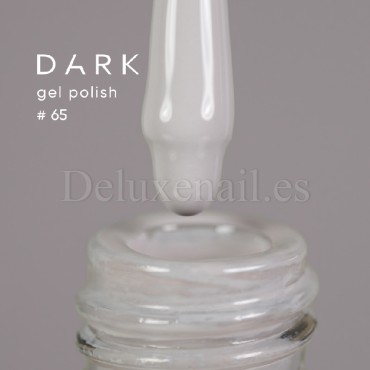Gel Polish 065 DARK, esmalte semipermanente gris cálido claro, 10 ml