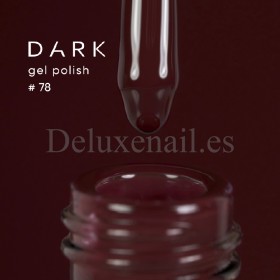 Esmalte Permanente Dark 78, Borgoña oscuro, 10 ml