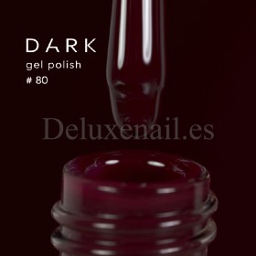 Esmalte Permanente Dark 80, Granate oscuro, 10 ml