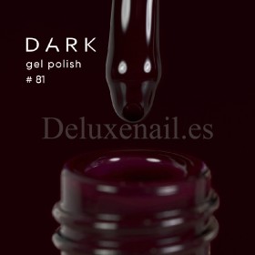 Esmalte Permanente Dark 81, Burdeos muy oscuro, 10 ml