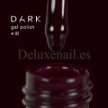 Esmalte Permanente Dark 81, Burdeos muy oscuro, 10 ml