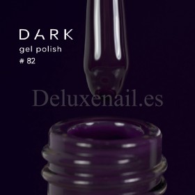 Esmalte Permanente Dark 82, Berenjena muy oscuro, 10 ml