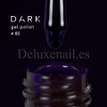 Esmalte Permanente Dark 83, Azul muy oscuro, 10 ml