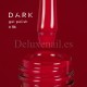 Gel Polish 086 DARK, esmalte semipermanente rojo, 10 ml