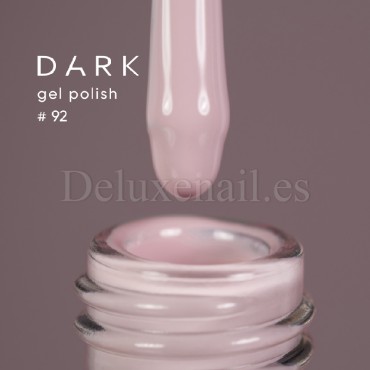Esmalte Permanente Dark 92, Violeta grisáceo, 10 ml