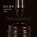 Esmalte Permanente Dark 113, Marrón con micro brillo, 10 ml