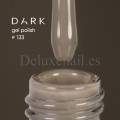 Gel Polish 133 DARK, esmalte semipermanente gris oliva, 10 ml