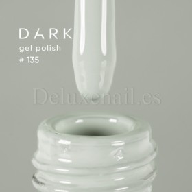 Gel Polish 135 DARK, esmalte semipermanente gris claro, 10 ml