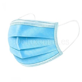 Mascarillas quirúrgicas desechables de 3 capas Meditex, 50 uds, Azul