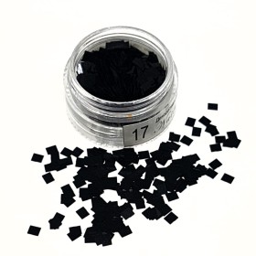 Cuadrados 17, Negro mate, 2,5 mm.