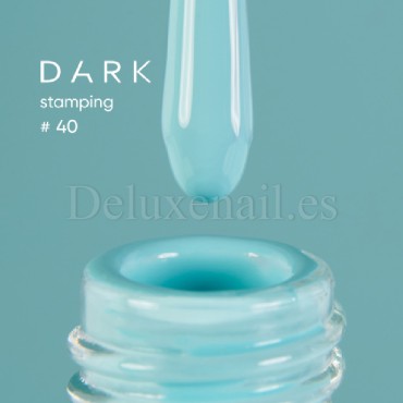 Esmalte Stamping Dark 40, Azul Tiffany, 10 ml