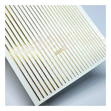 Pegatina adhesiva cinta, Dorado