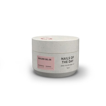 Builder Gel 06 NAILSOFTHEDAY, gel constructor beige, 15 ml