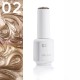 Esmalte permanente Silk Cat 02 Easy, Dorado, 7,5 ml