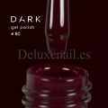 Gel Polish 080 DARK, esmalte semipermanente granate oscuro, 6 ml